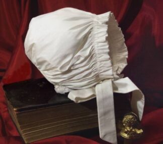 Silk christening bonnet