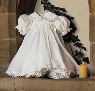 Little Darlings cotton christening dress