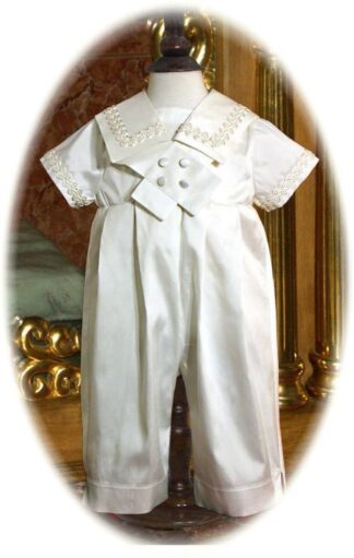 Edward Silk Christening Suit