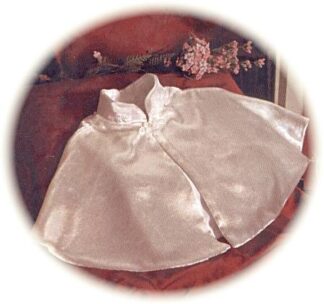 Velvet christening cape